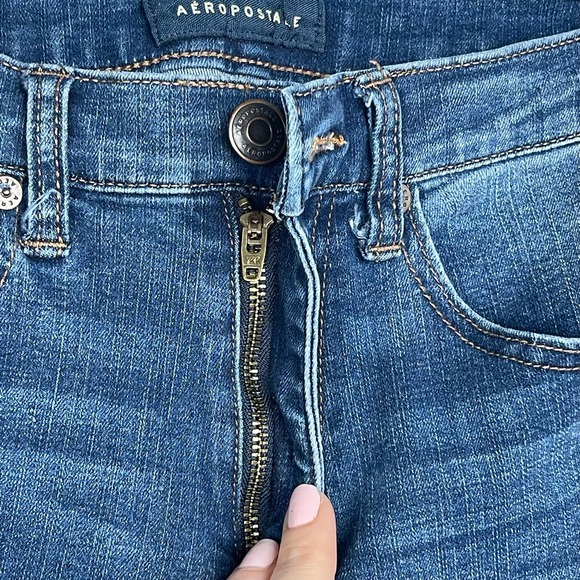 Aeropostale Women’s Jeans 6 Flex Effects Aero Cheeky Legging Stretch Knees Out‎ - Picture 4 of 14